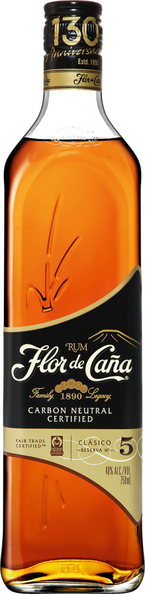 Ром Flor de Cana 5 Anejo Clasico Licorera de Nicaragua 0.75л