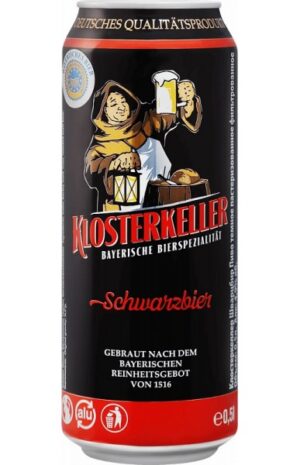 Пиво Klosterkeller Schwarzbier, 0.5 л