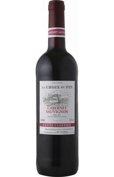 Вино FDL, La Croix du Pin Cabernet Sauvignon, Pays d'Oc IGP