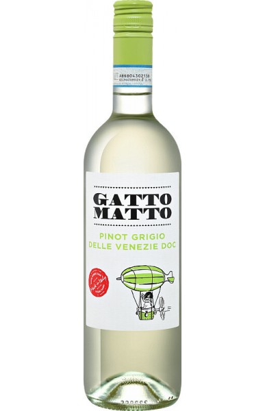 Вино Villa degli Olmi, Gatto Matto Pinot Grigio delle Venezie DOC, 2022