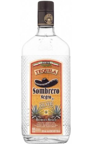 Текила Sombrero Negro Silver, 0.7 л