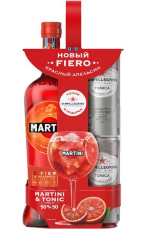 Набор Martini Fiero, + 2 тоника San Pellegrino